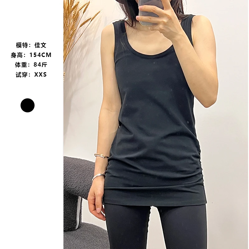 【小羽家】327背心女内搭文艺复古纯色内搭上衣宽松百搭无袖T恤