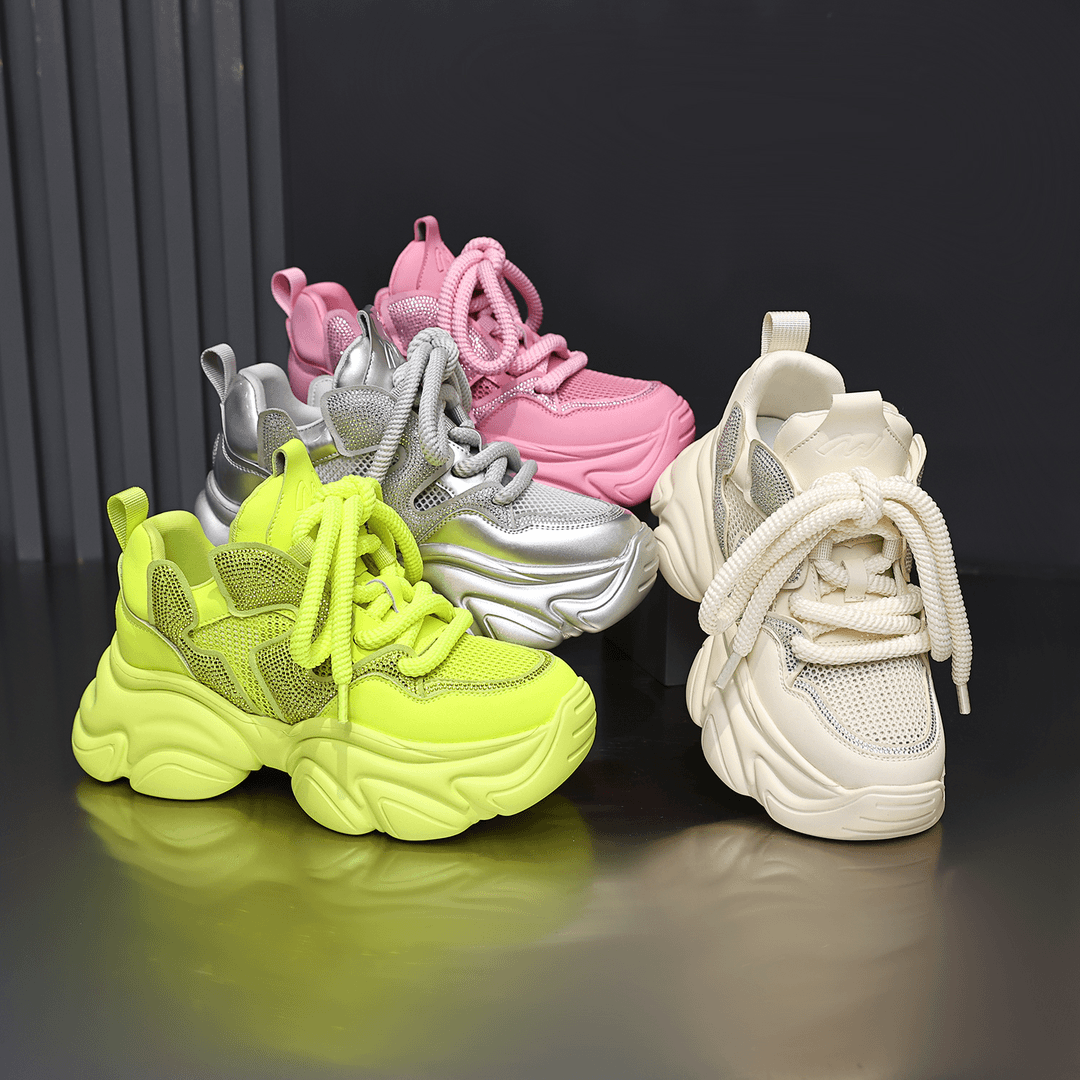 千之恋D增高6CM2024夏季新款潮流软底高能感运动百搭气质女鞋9957