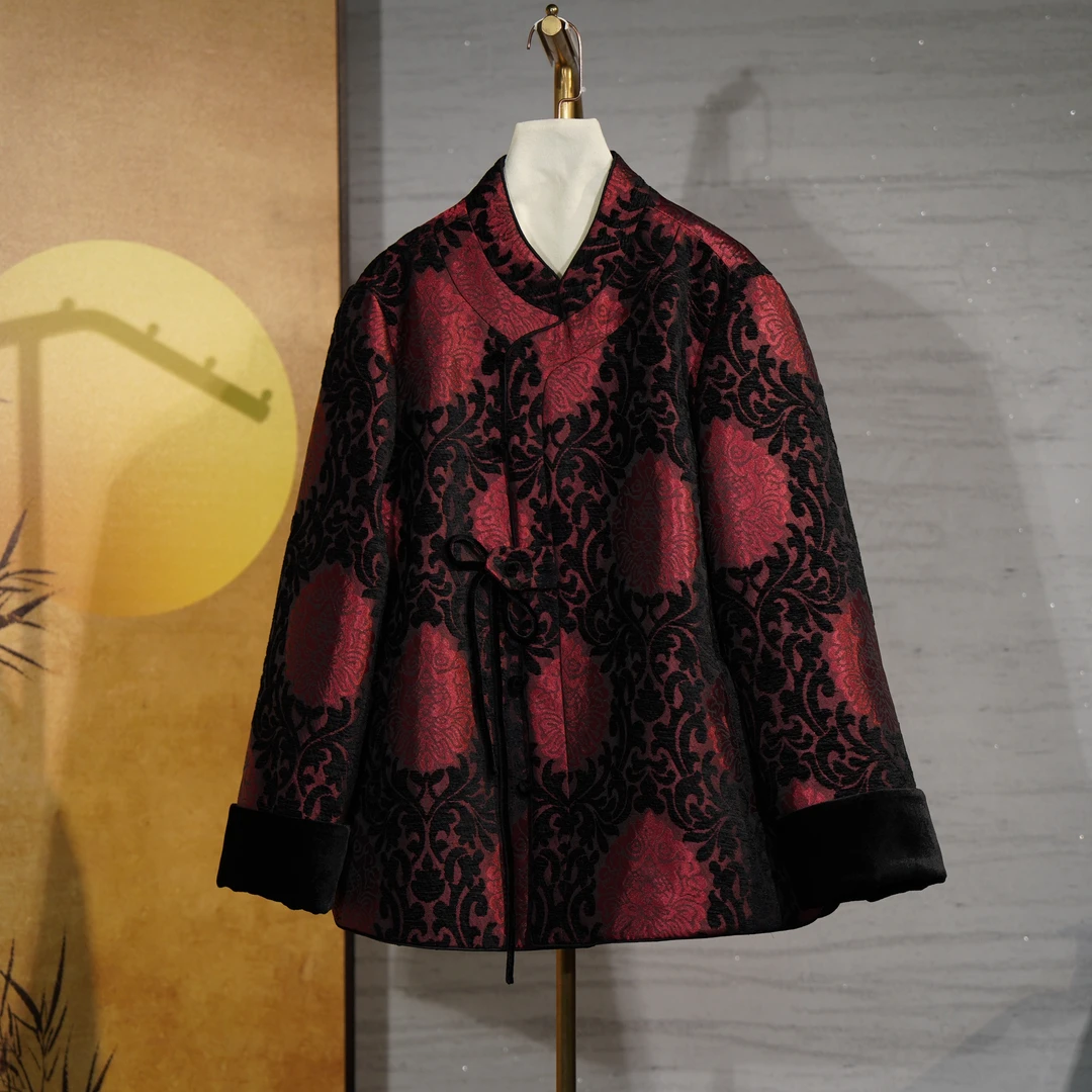 蓝大【落霞】新中式外套9736