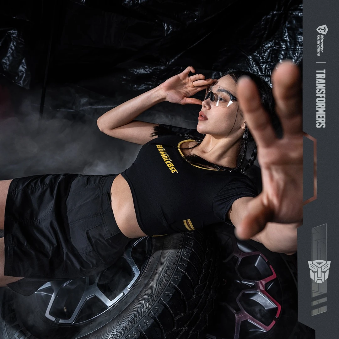 Monster Guardians X Transformers 变形金刚正版联名运动套装女