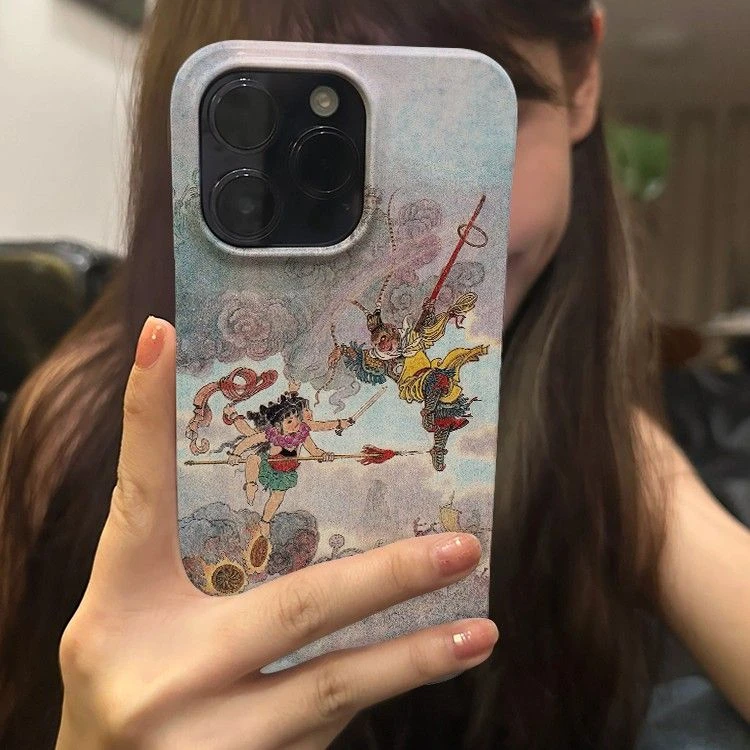 大闹天宫苹果15promax手机壳iPhone14pro菲林13硬12可爱女11xr