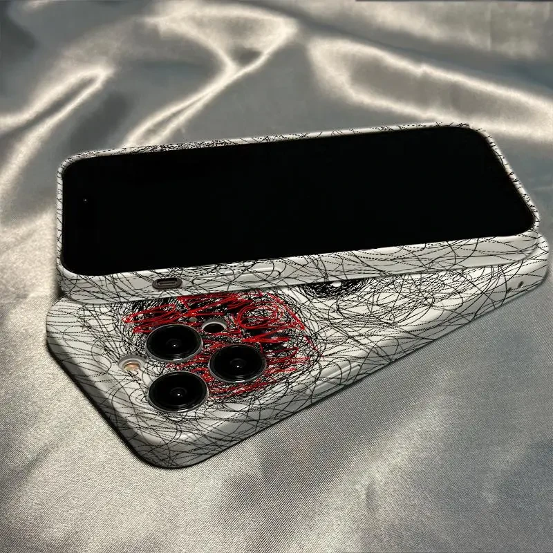 杂乱思绪适用苹果16promax手机壳iPhone15双层14Pro菲林