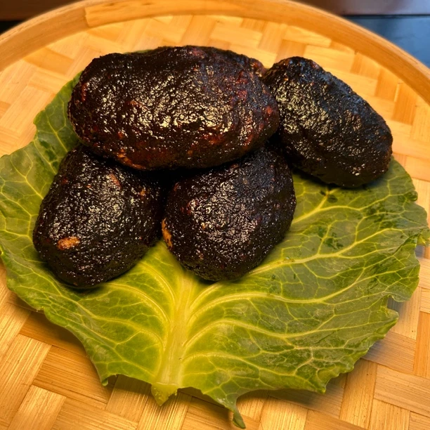 四川传统烟熏【血粑粑】助农代卖