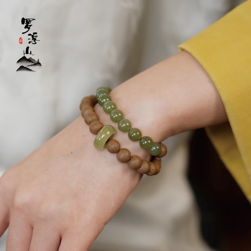 罗浮【碧云】古法非遗传承手工工艺合香珠手串半山半水手串精致女士