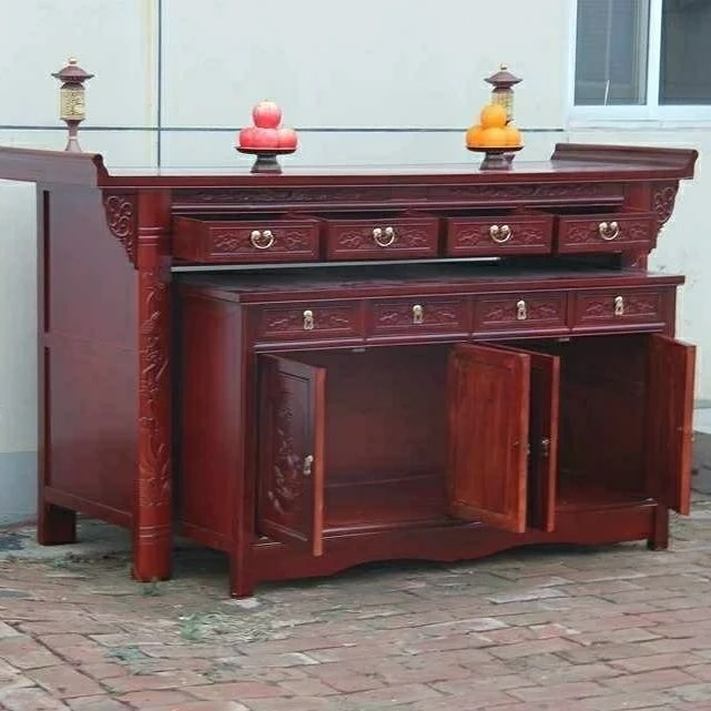 实木供桌套柜供台家用佛桌条案香案2024新款寺庙供桌财神爷供奉台