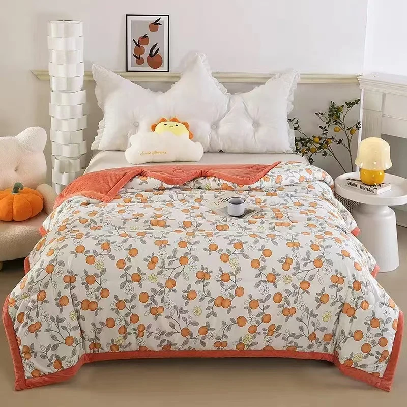 豆豆暖绒被（柿柿如意）【晓伟专属】