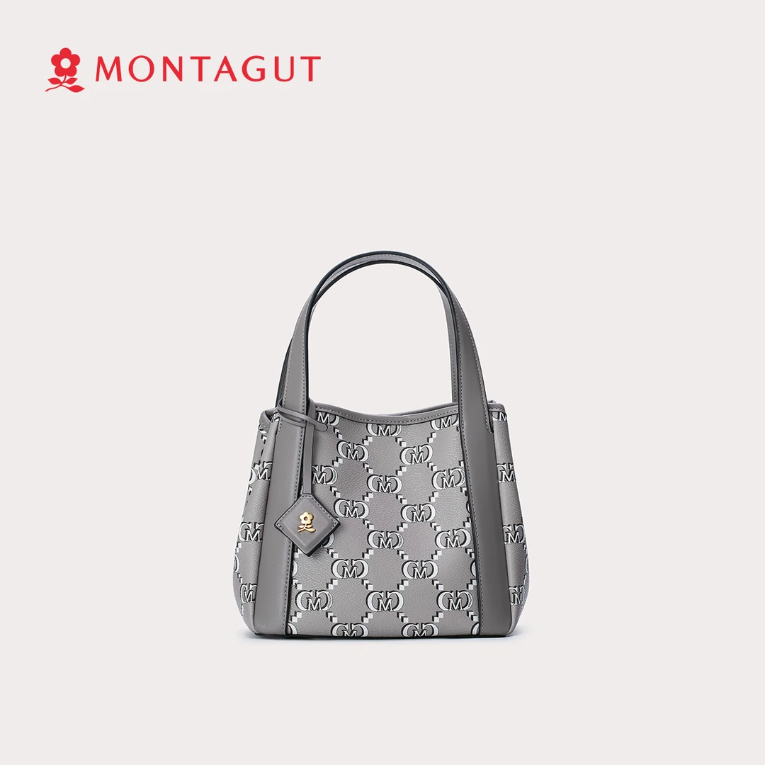 法国梦特娇2024新款印花斜挎包潮流百搭女士秋季出门逛街高级感