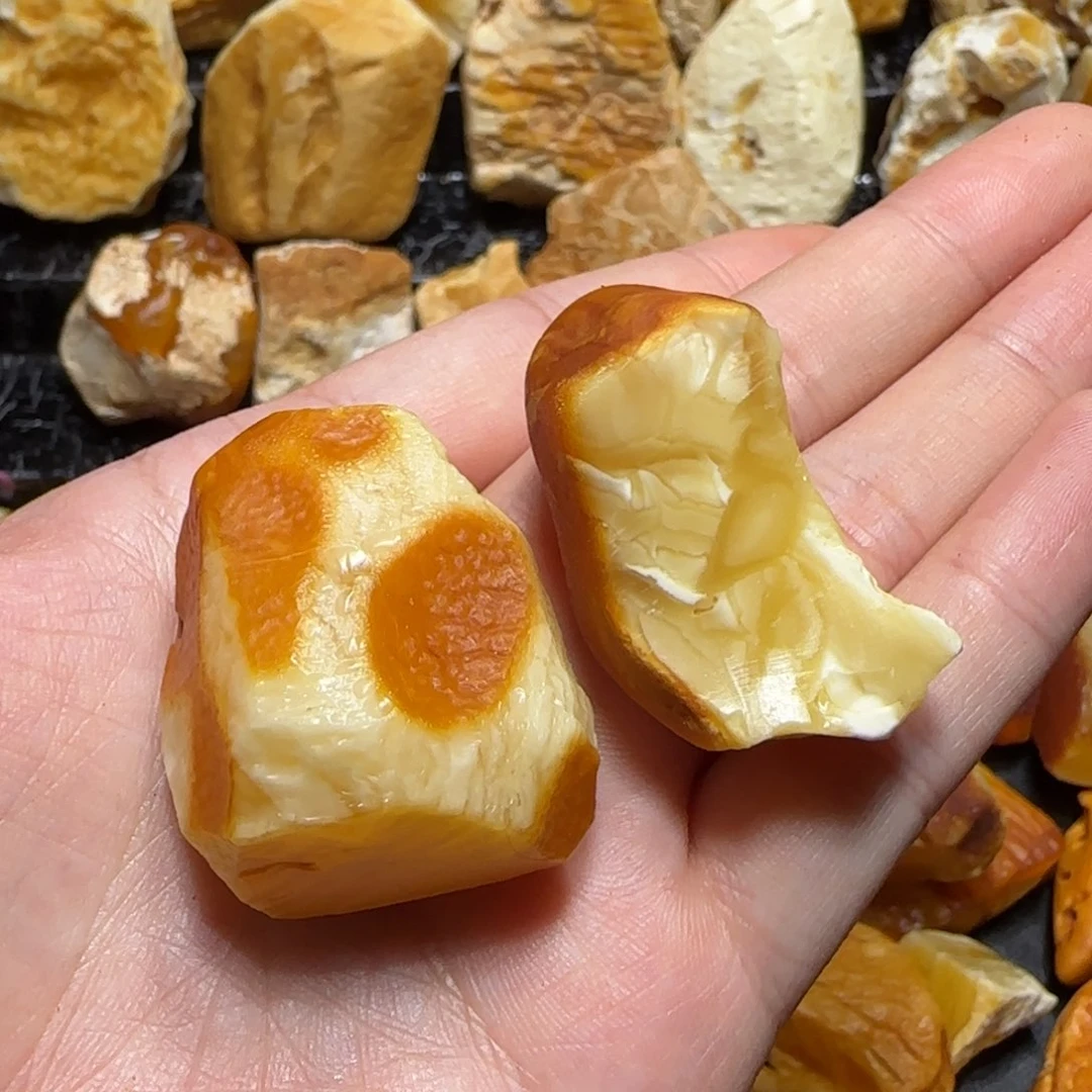 定制琥珀未镶嵌慈*专拍