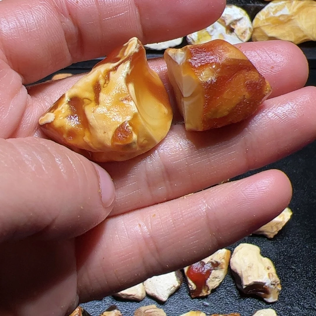 【闪购商品】定制琥珀未镶嵌明****小