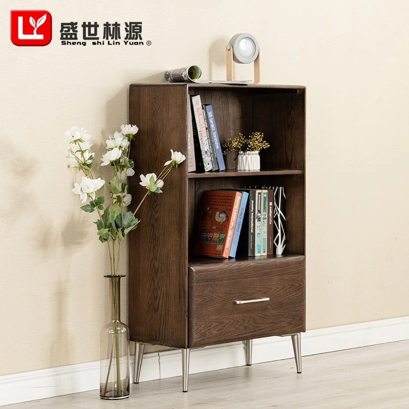 书柜 红橡木600*300*1088辅材桐木【包邮】BLG-403威尼斯斗柜