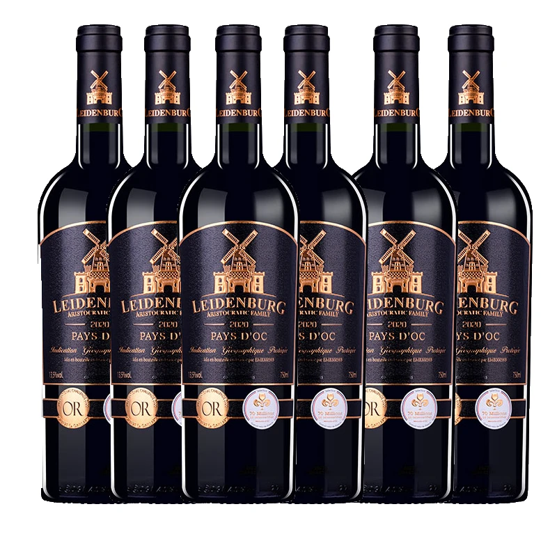 【莱丁堡严选】莱丁堡世家干红葡萄酒750ml*6