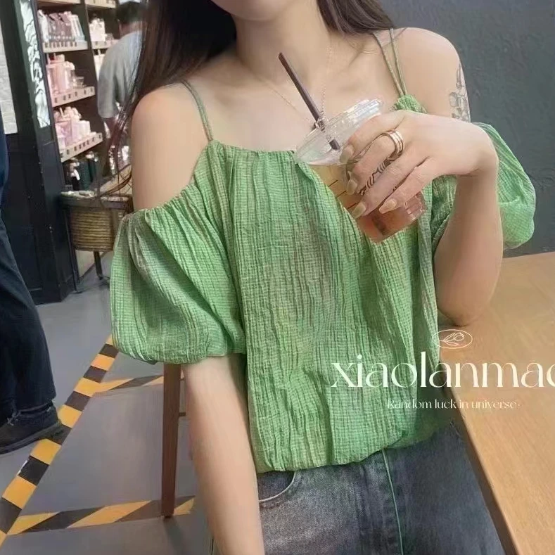 夏季时尚设计感百搭上衣2025年