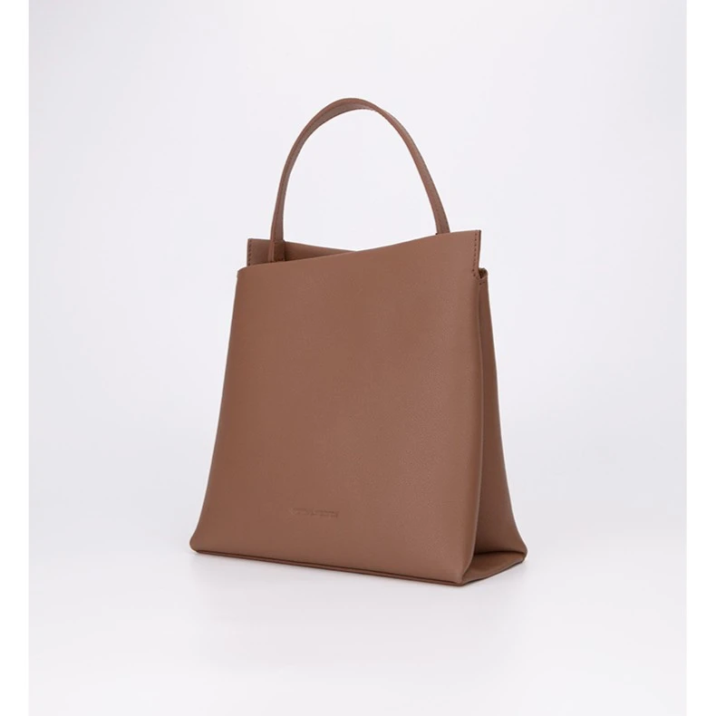 食草堂正品新款高级感时尚纯色简约百搭通勤女士单肩斜跨包ZB-086