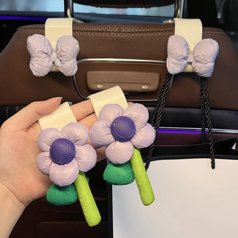 汽车挂钩椅背挂钩网红2023可爱高级车内多功能车载后排座椅背挂钩