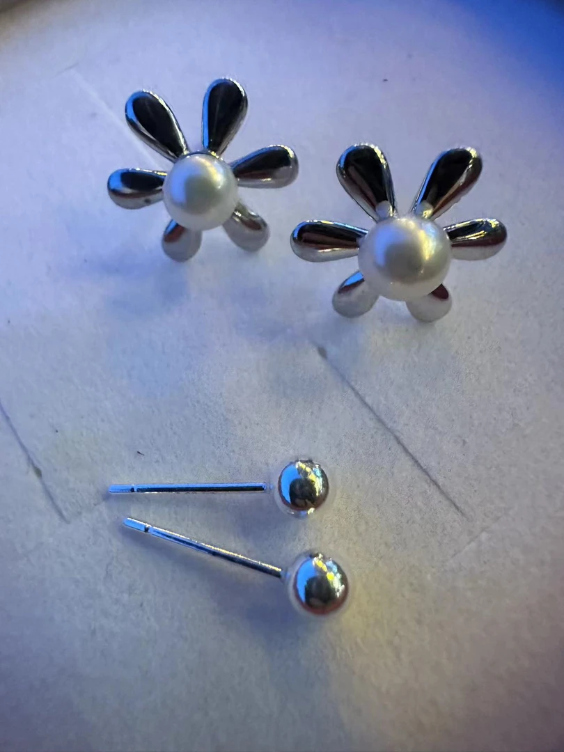 925银耳饰 纯银耳钉