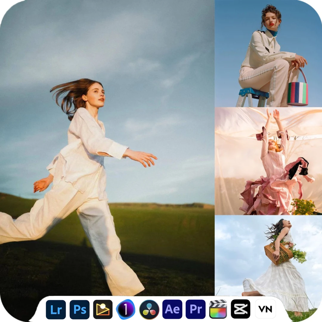 16800款丨LR预设PS滤镜PR后期调色像素蛋糕人像预设合集