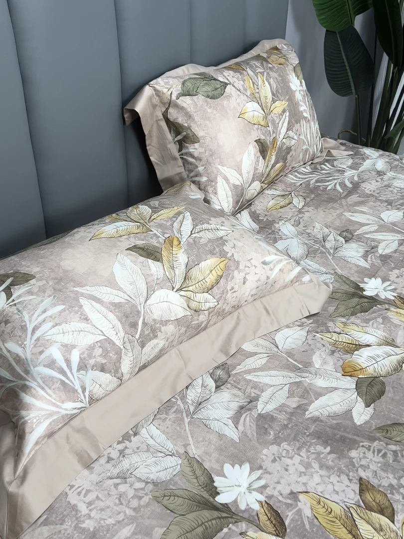 落叶知秋【天丝棉】磨毛天丝长绒棉四件套秋冬高端床上用品秋冬磨毛