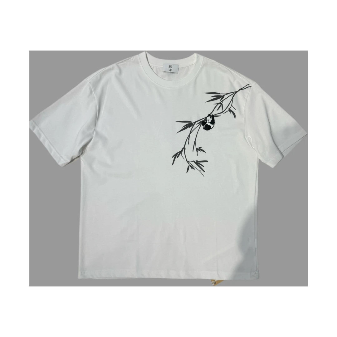 国风长袖印花圆领休闲半袖潮流男装夏季男款户外时尚5220