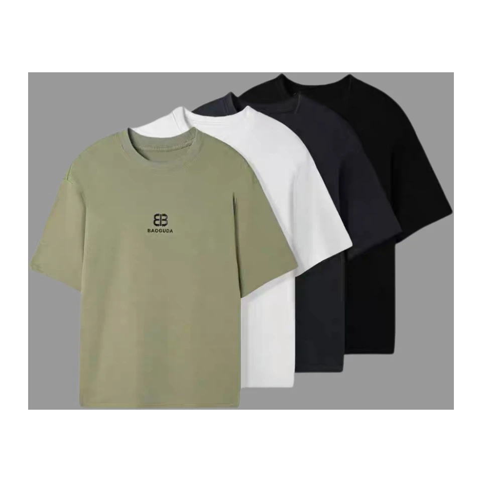 【胖辉专属】上衣纯色潮流简约男士t恤时尚半袖夏季休闲百搭圆领