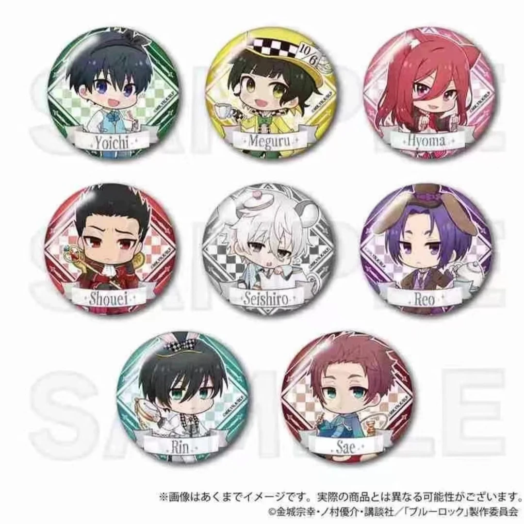 【蓝色监狱】日版蓝锁爱丽丝Q版吧唧徽章 全8种 默认代拆