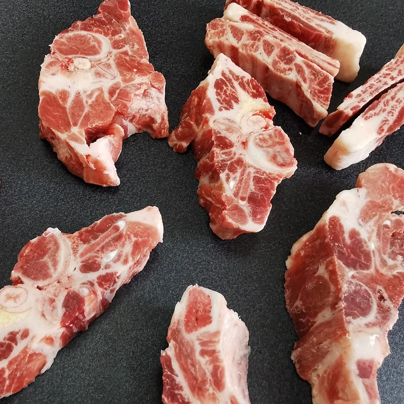 【炖煮酱卤】西班牙伊比利亚进口橡果饲养原切黑猪颈骨，1包2斤