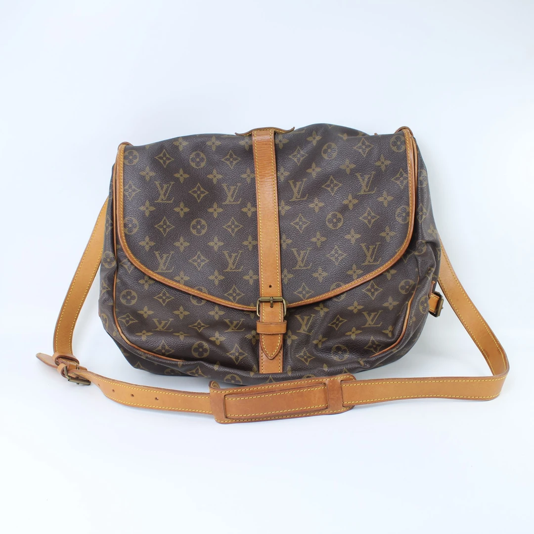 95新 LouisVuitton/路易威登 经典老花中号双子星 VI8904