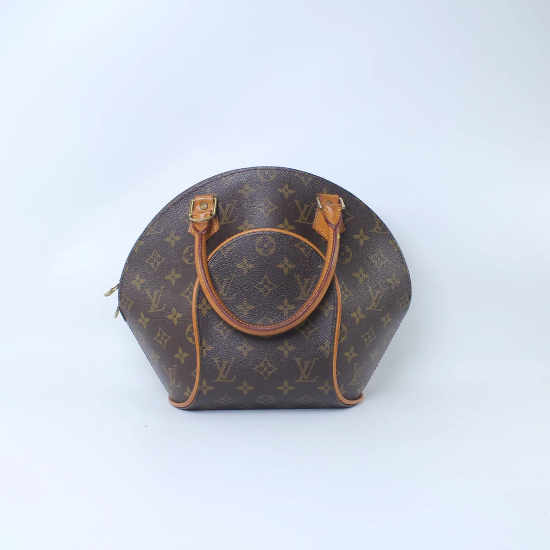90新 LouisVuitton/路易威登 老花小号河蚌手提腋下包MI0968