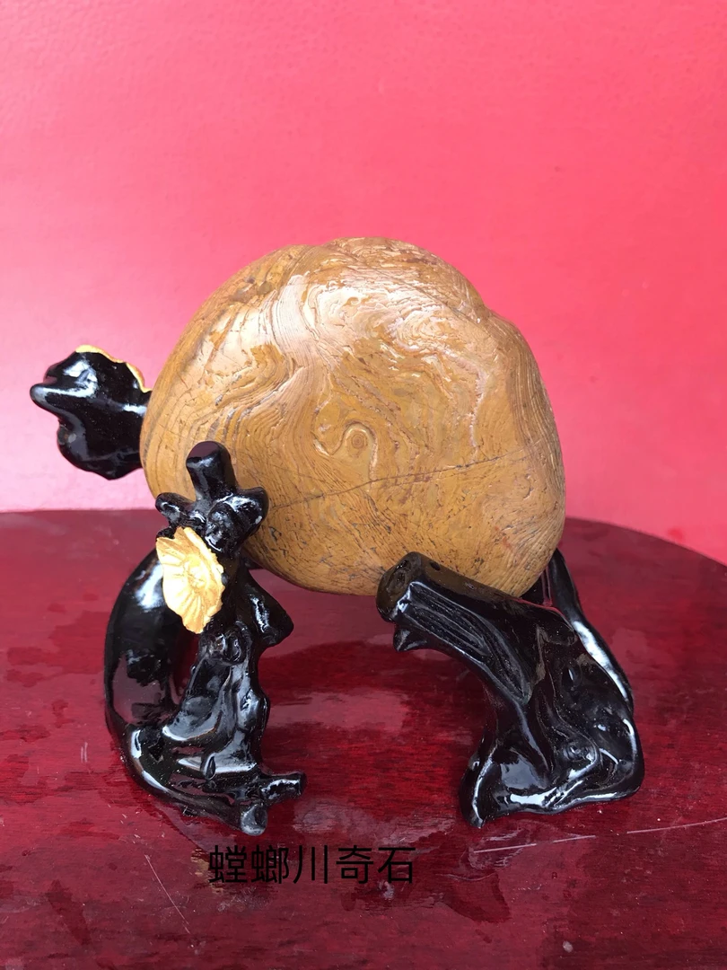 天然螳螂川奇石摆件