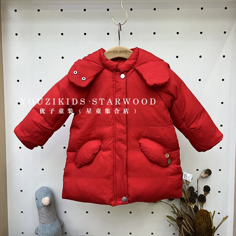 哎蔴蔴【浮力品宣款】儿童羽绒9942704小童宝宝加厚长款羽绒服保暖