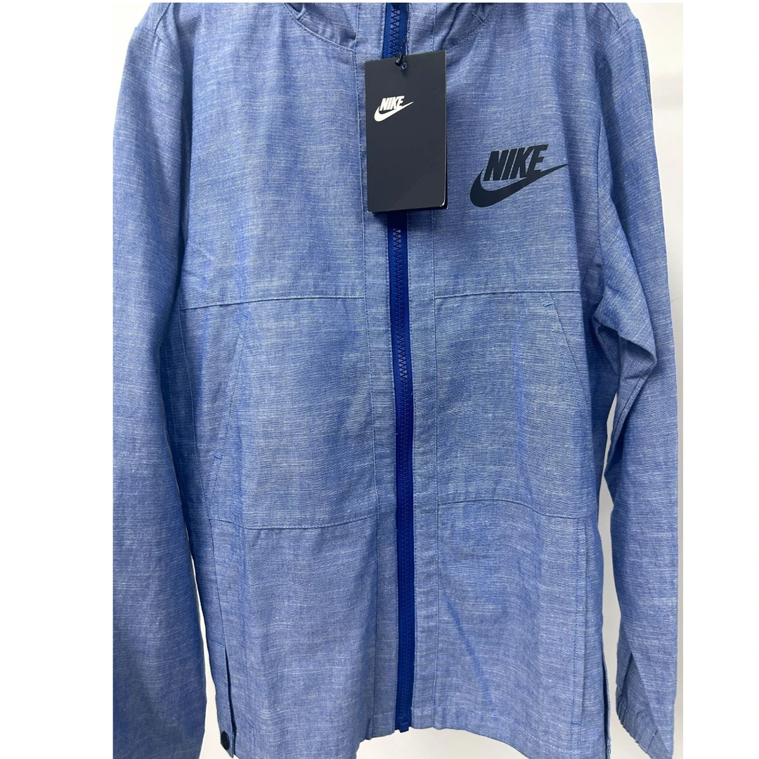 Nike/耐克 047大童纯棉春秋季运动休闲连帽外套AQ9547