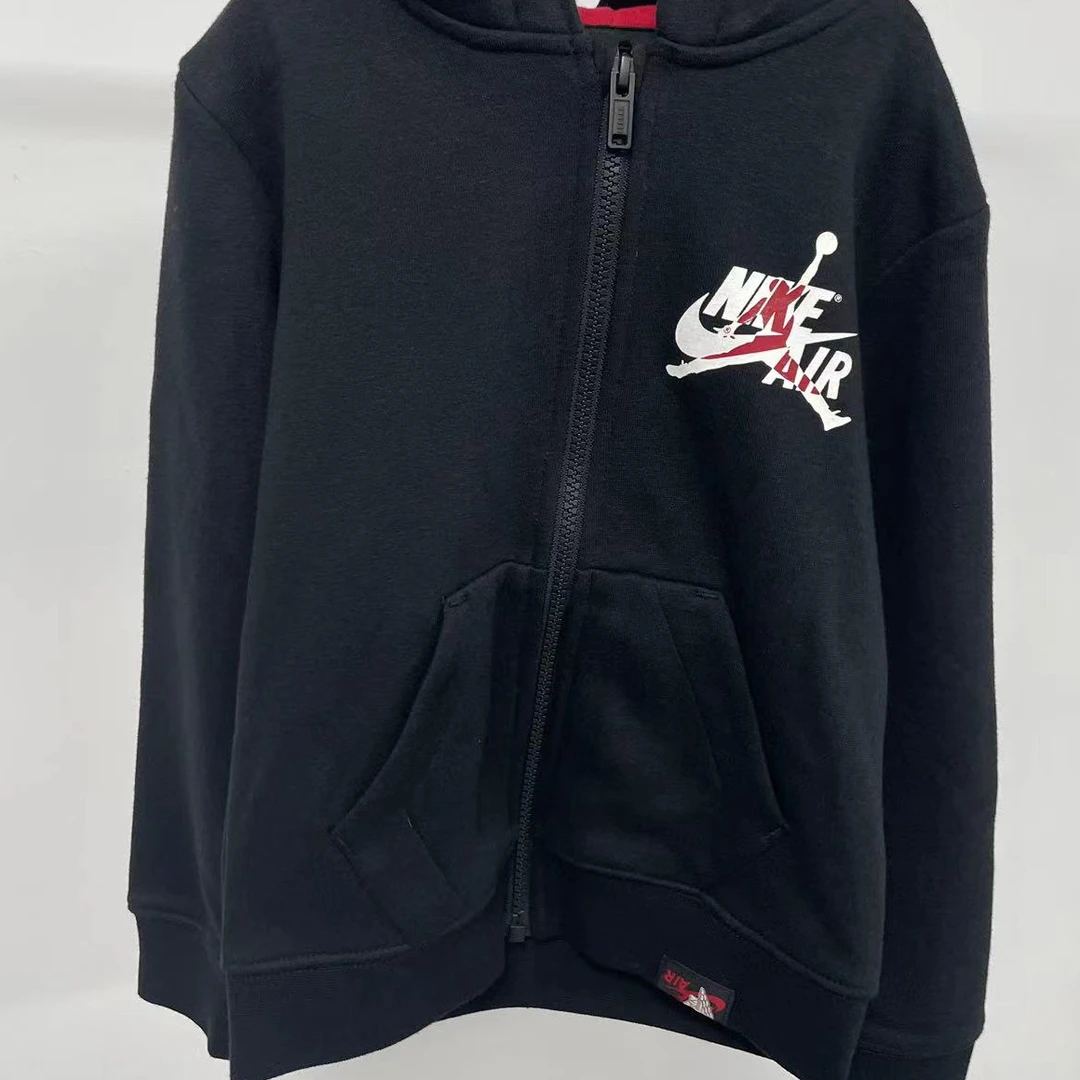 Nike男童运动025保暖加绒连帽针织夹克外套856511