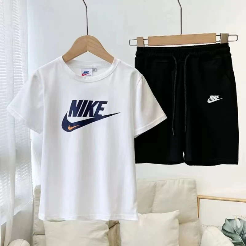 NIKE女童夏款棉布套装运动套装