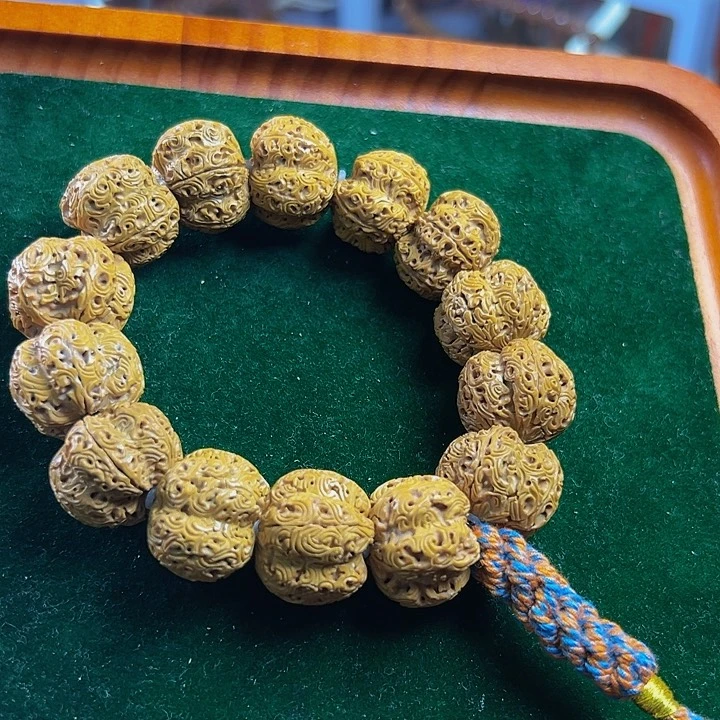 金刚菩提手串梁*伟祥云龙珠