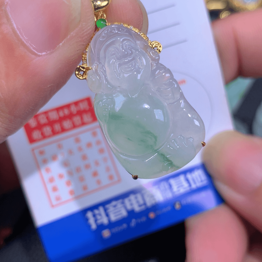 【闪购商品】翡翠颈饰18K金镶嵌翡翠