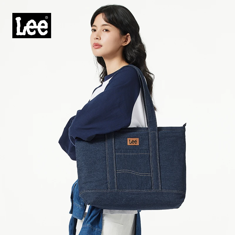 Lee托特包女士大学生休闲户外单肩包百搭简约手提包轻便单肩包包
