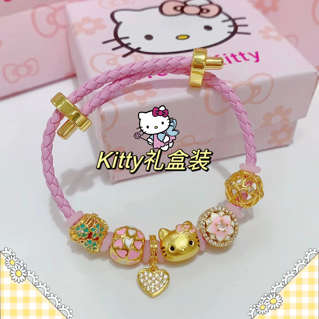 铜合金手镯 Hello Kitty手镯周家同款手链女生日礼物送闺蜜时尚