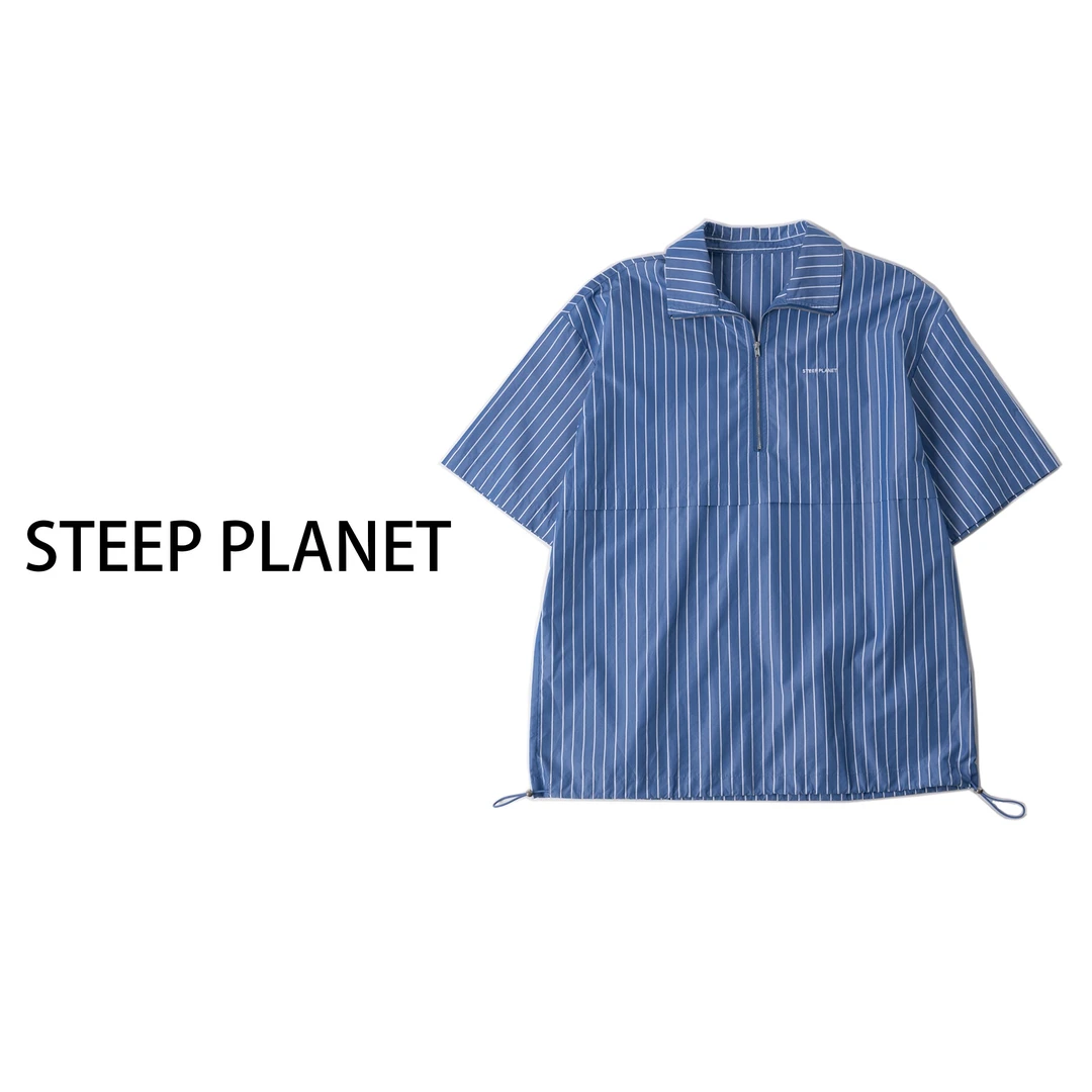 Steep Planet   奢潮高定22SS系列条纹休闲衬衫
