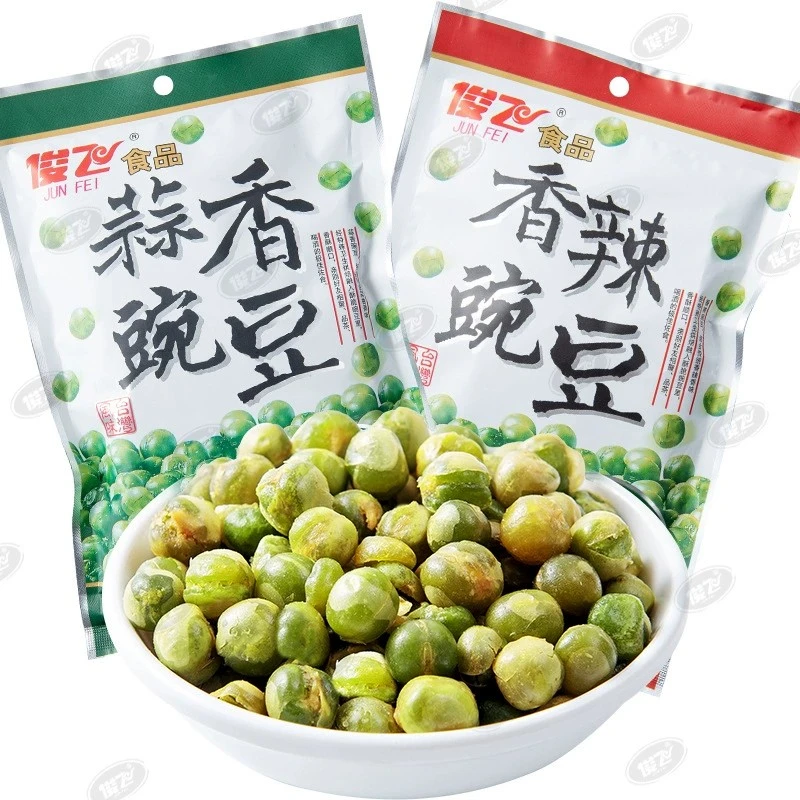 JUNFEI/俊飞传统经典蒜香香辣豌豆休闲香酥脆坚果零食独立小包装