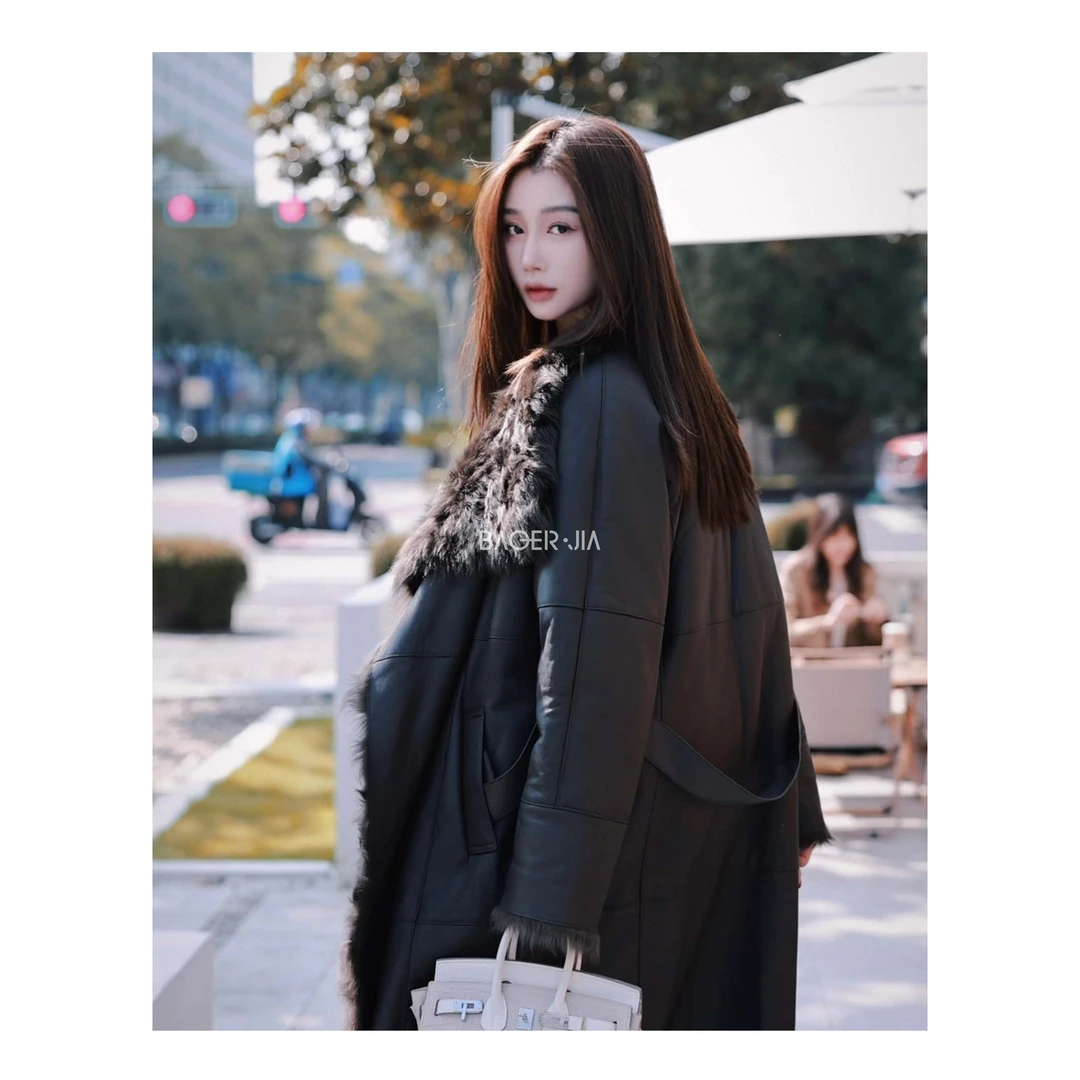 7-【富太】宝儿家含幂BI11524410冬季新款穿搭长款毛绒厚款大衣外套