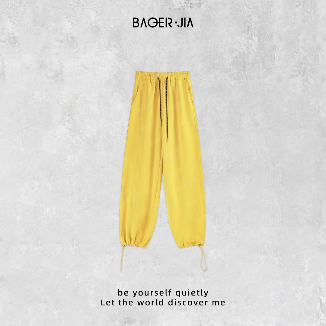 7-宝儿家含幂BC56124310冬季新款时尚百搭舒适抽绳松紧加绒束脚裤