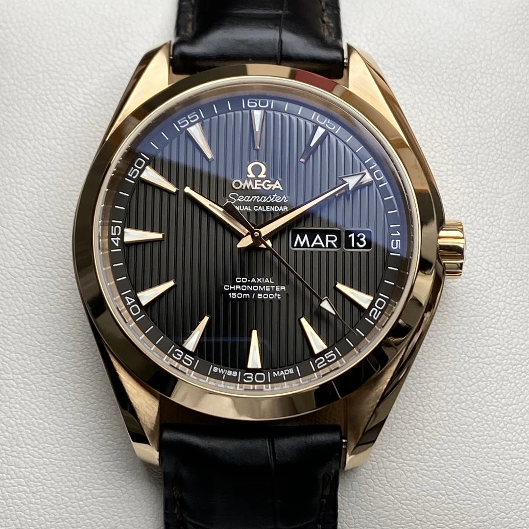 99新 Omega/欧米茄 年历150/23年全套/43直径防水男款