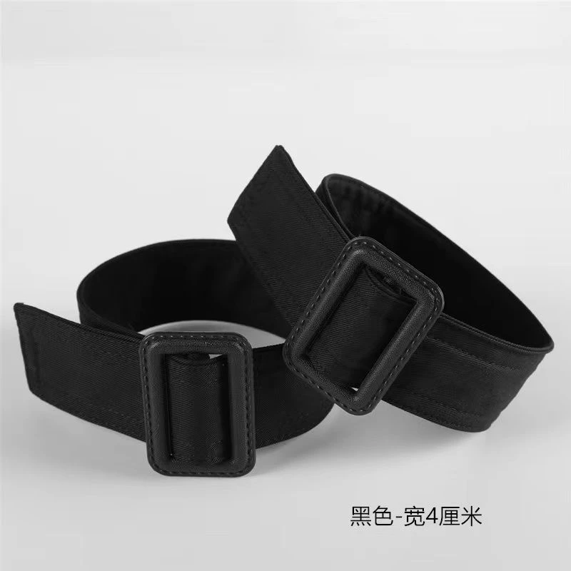 芹川配色风衣袖带腕带布袖口束带系带装饰女带子配件风衣袖带潮流