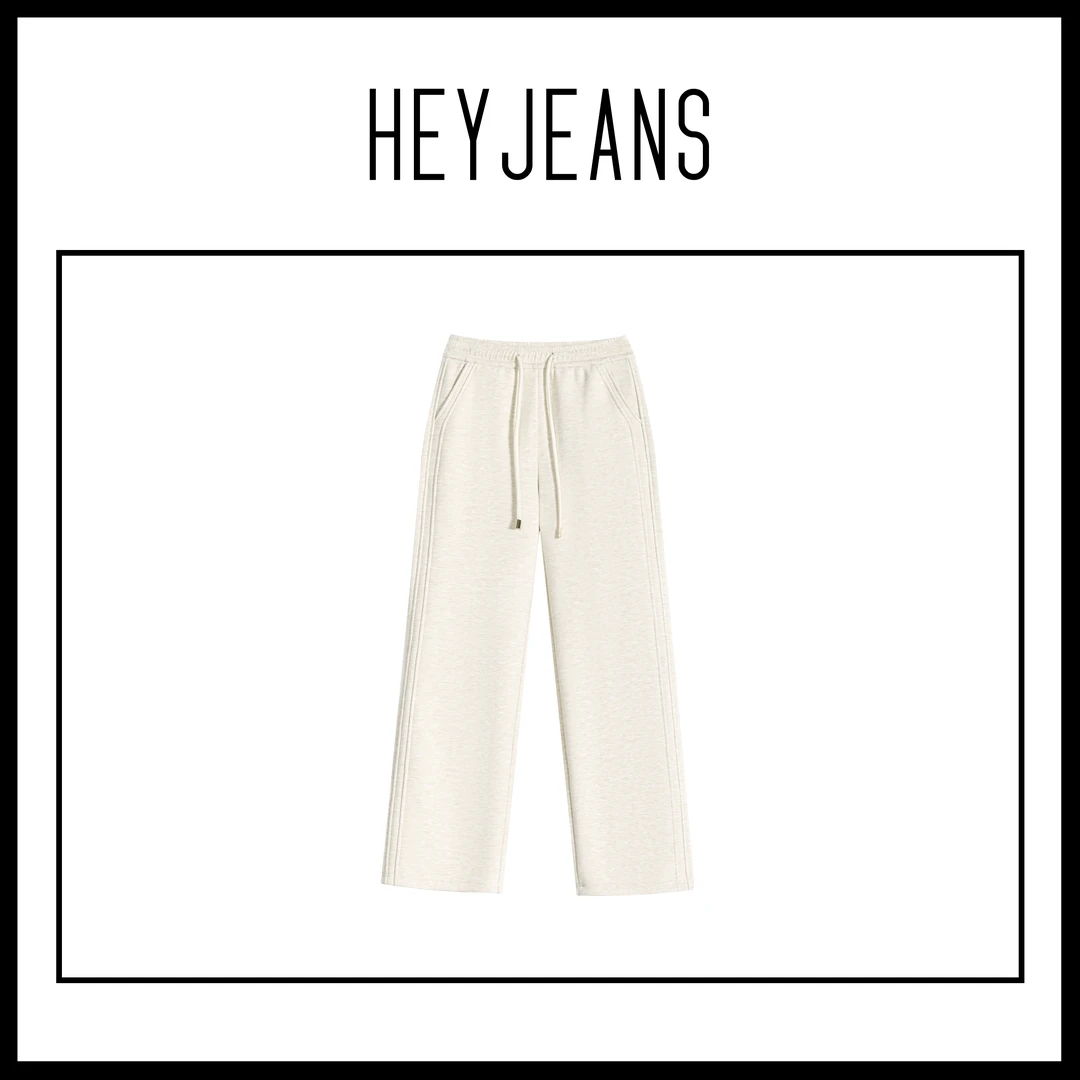 允晏澳洲羊毛~加绒双面 醋酸~桑蚕丝~羊毛裤拖地垂感阔腿裤