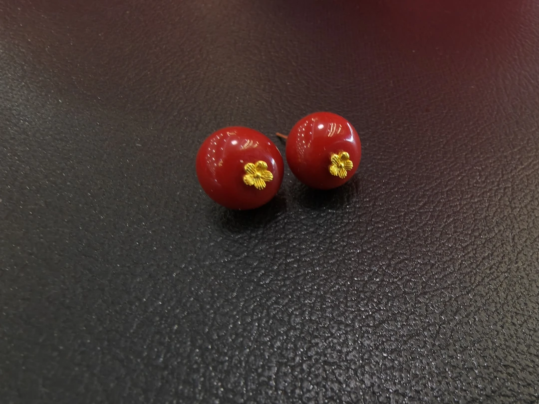 非金属亚克力耳饰 藏式耳环 简单大气