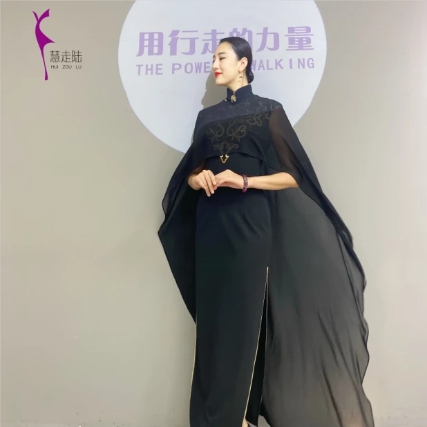 【慧走陆】精选纱质舞台披风