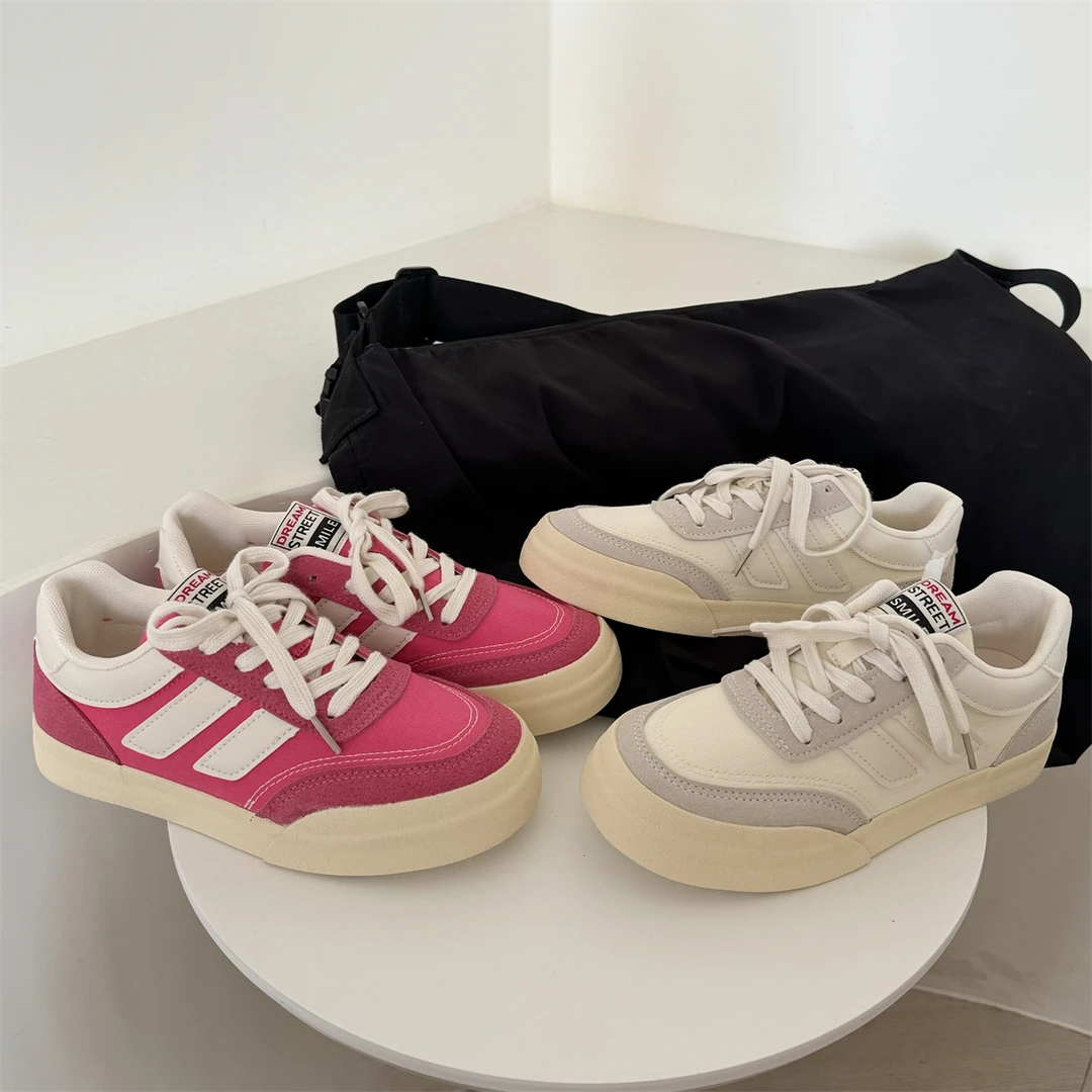 【断码！  火龙果配色！小众设计  大工厂 好货】休闲百搭帆布板鞋