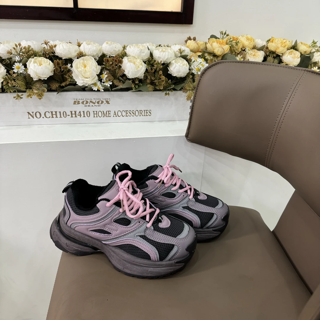 【11 小怪兽  质量很好！！ 单里  加绒都有！】时尚百搭休闲老爹鞋