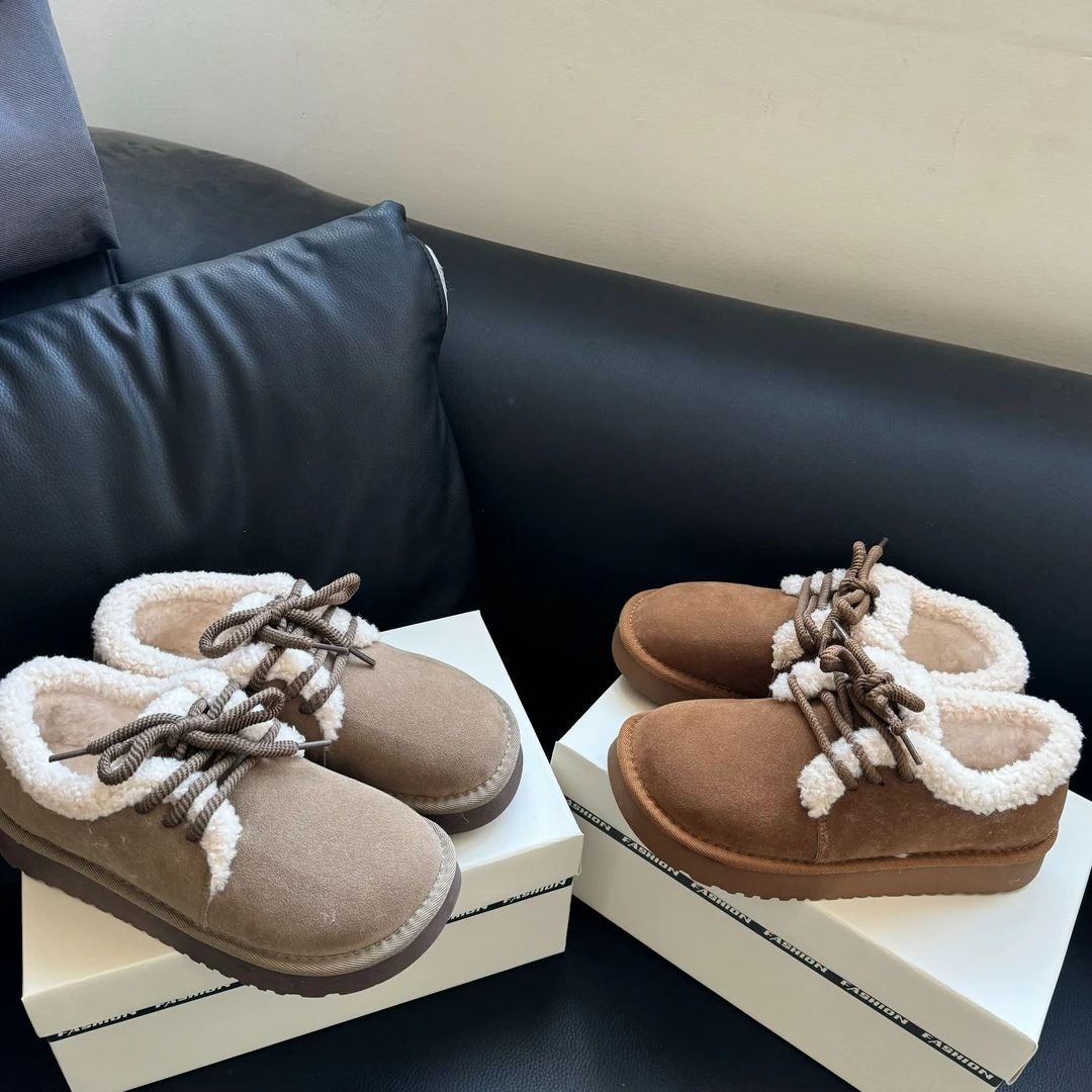 【断码 看包装 ！！看品质！牛反绒！不要拿垃圾比！只选好的！雪地靴 ！】