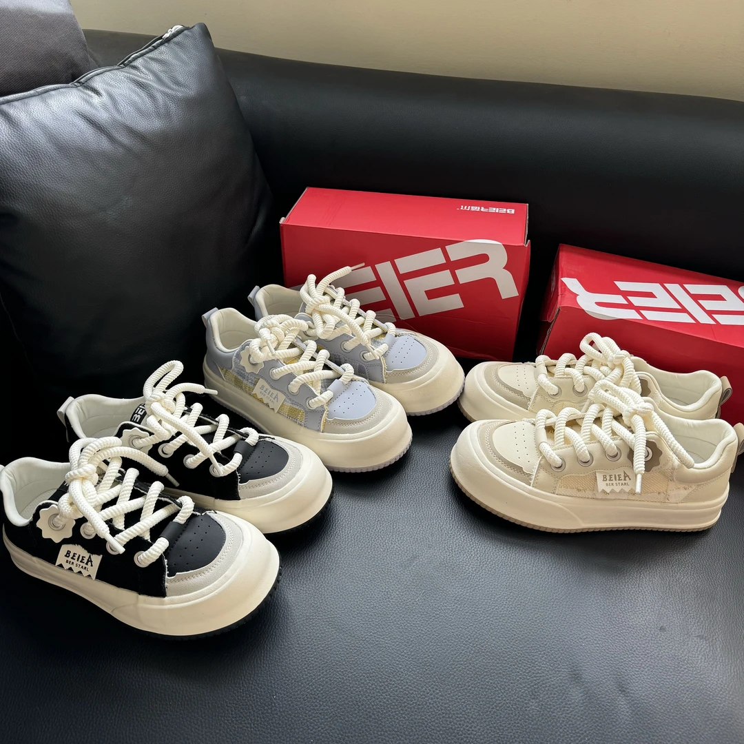 【大头厚底  复古  大头  品牌单  好东西】休闲板鞋