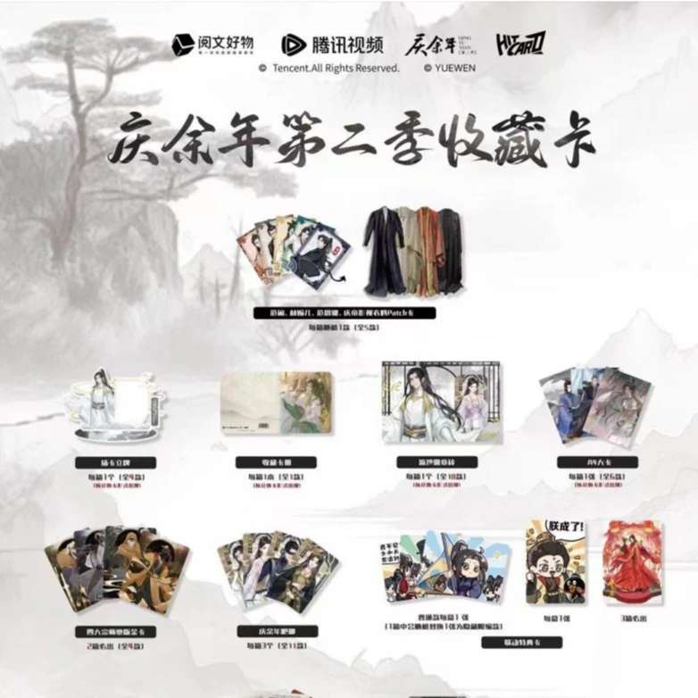 【直邮不拆】《庆余年2》收藏卡盲盒 全新未拆封